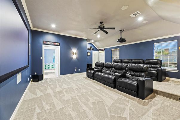 Home Theatre Room, Interior, Recessed Lighting, Theatre Room