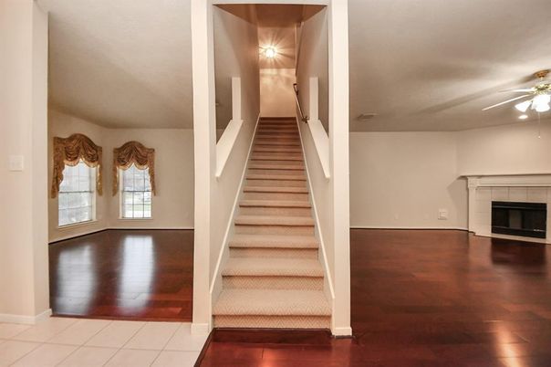Fireplace, Interior, Wood Texture Flooring