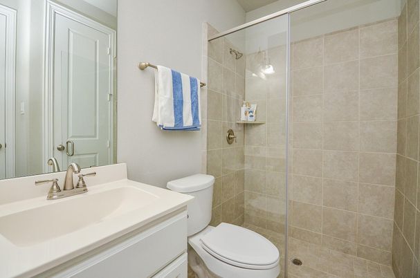 Bathroom, Glass Shower, Interior