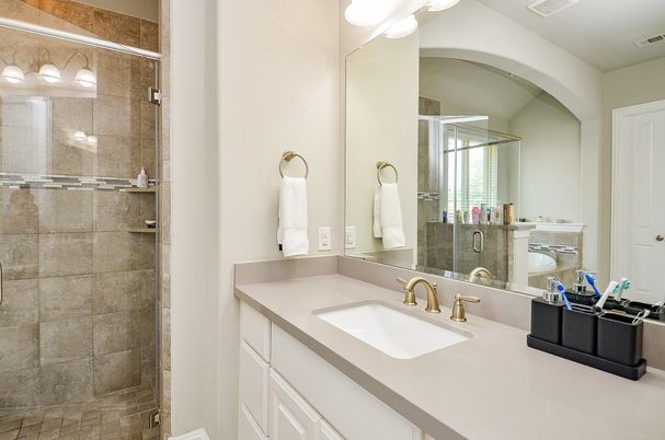 Bathroom, Glass Shower, Interior