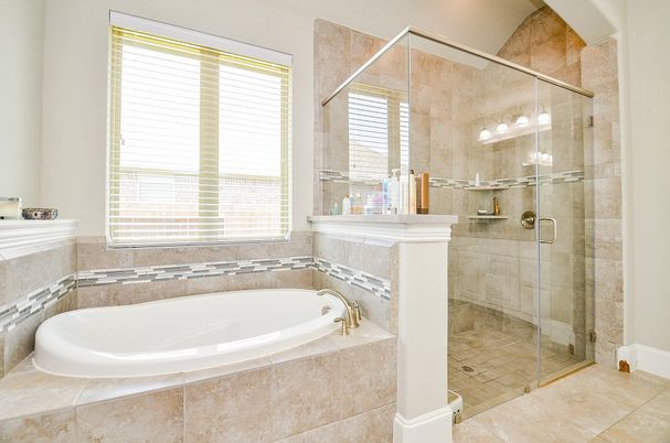 Bathroom, Glass Shower, Interior