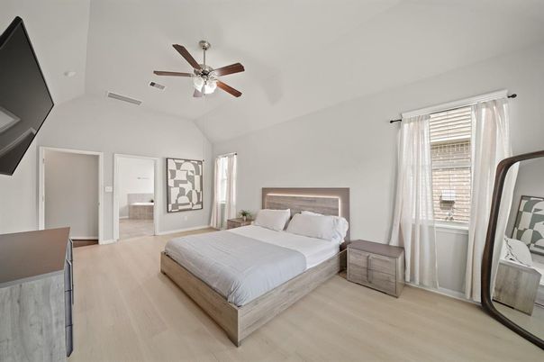 Bedroom, Interior, Wood Texture Flooring