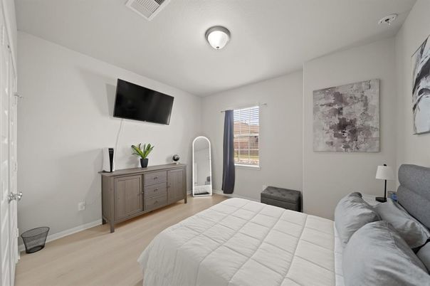 Bedroom, Interior, Wood Texture Flooring