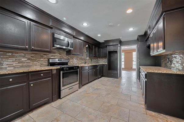 Interior, Kitchen, Recessed Lighting, Stainless Steel Appliances