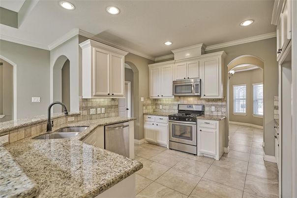 Interior, Kitchen, Recessed Lighting, Stainless Steel Appliances
