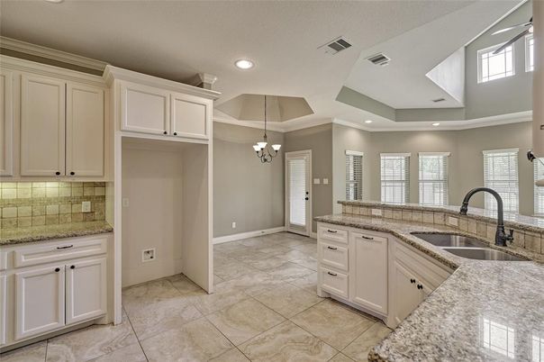 Chandelier, Interior, Kitchen, Recessed Lighting