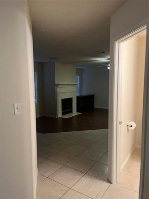 Empty room, Fireplace, Interior
