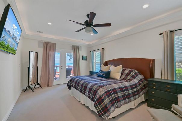 Bedroom, Interior, Recessed Lighting