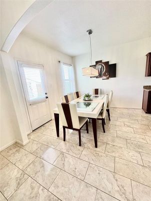 Dining room, Interior, Pendant Lights