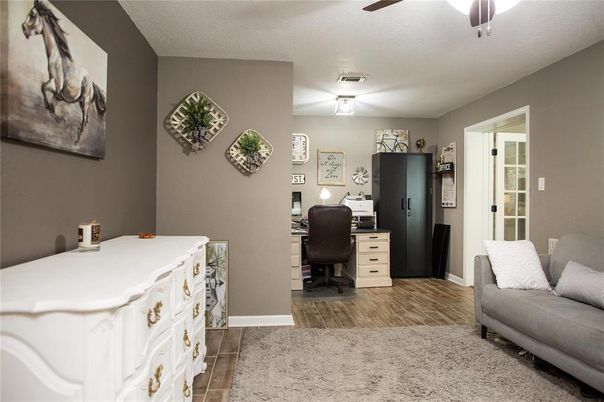 Home Office, Interior, Wood Texture Flooring