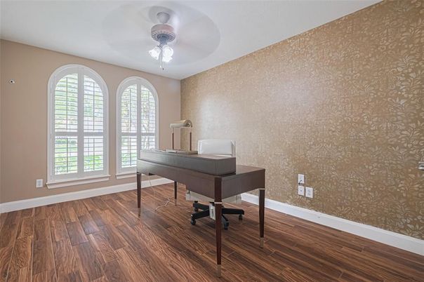 Home Office, Interior, Wood Texture Flooring