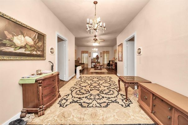 Chandelier, Interior, Wood Texture Flooring