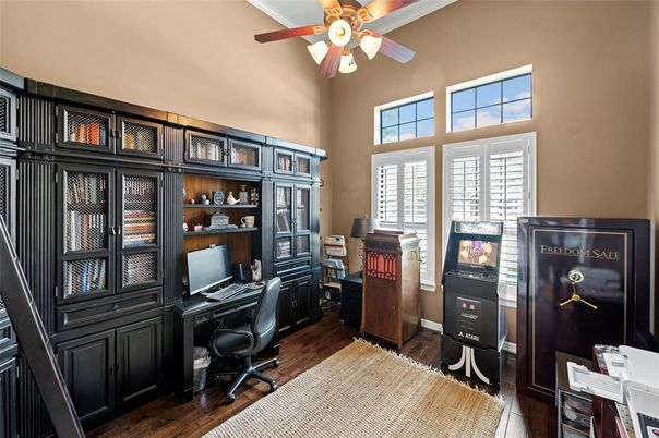 Home Office, Interior, Wood Texture Flooring