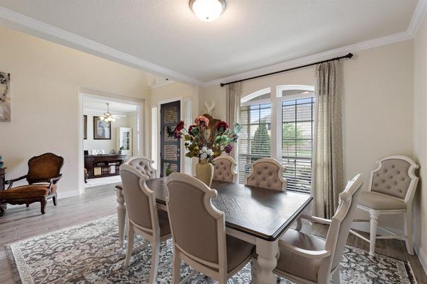 Dining room, Interior, Wood Texture Flooring