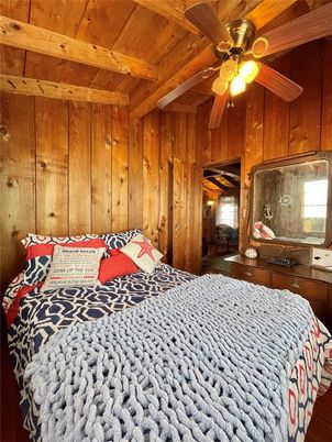 Bedroom, Interior, Wooden Beams, Wooden Ceilings, Wooden Walls