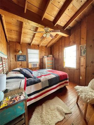 Bedroom, Interior, Wooden Beams, Wooden Ceilings, Wood Texture Flooring, Wooden Walls