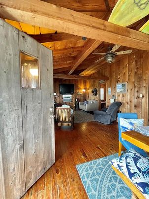 Bedroom, Interior, Wooden Beams, Wooden Ceilings, Wood Texture Flooring, Wooden Walls