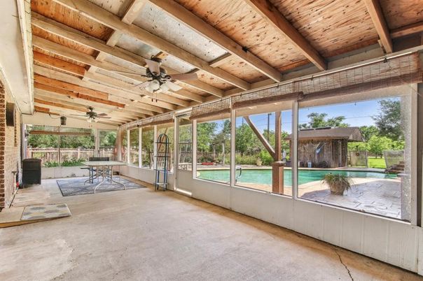 Interior, Sun Room, Wooden Beams, Wooden Ceilings