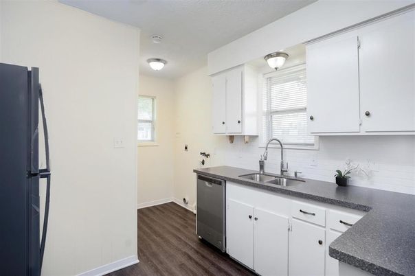 Interior, Kitchen, Wood Texture Flooring