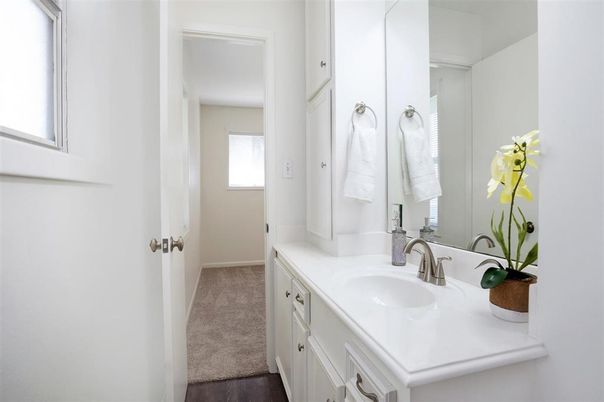 Bathroom, Interior, Wood Texture Flooring