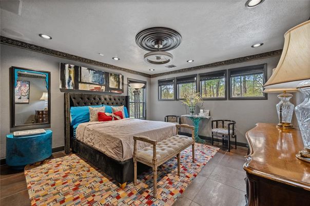 Bedroom, Interior, Recessed Lighting