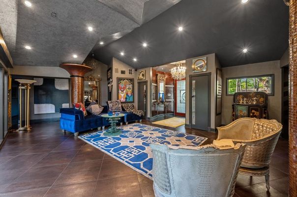 Chandelier, Interior, Living room, Recessed Lighting