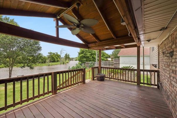 Exterior, Water, Wood Texture Flooring