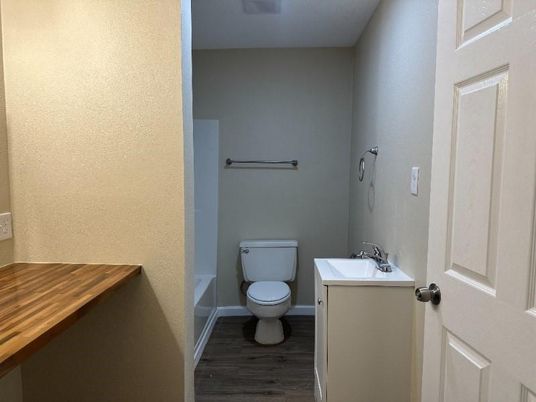 Bathroom, Interior, Wood Texture Flooring