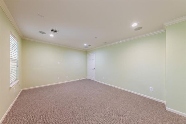 Empty room, Interior, Recessed Lighting