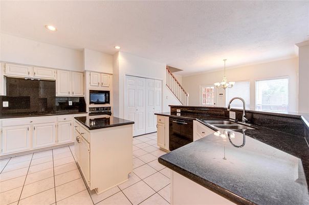 Chandelier, Interior, Kitchen, Recessed Lighting