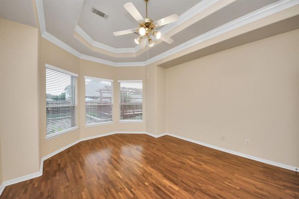 Empty room, Interior, Wood Texture Flooring