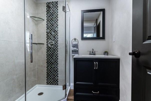 Bathroom, Glass Shower, Interior