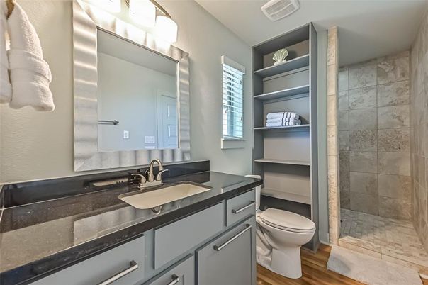 Bathroom, Interior, Wood Texture Flooring