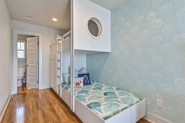 Bathroom, Bedroom, Interior, Recessed Lighting, Wood Texture Flooring