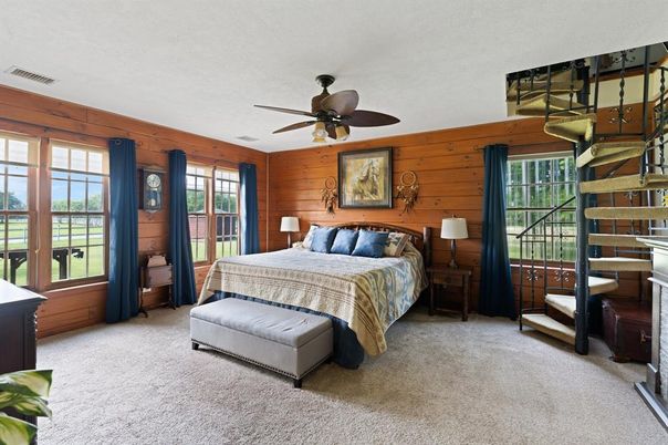 Bedroom, Interior, Wooden Walls