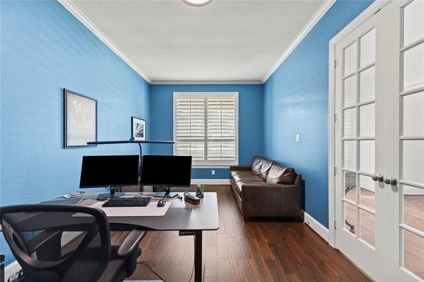 Home Office, Interior, Wood Texture Flooring