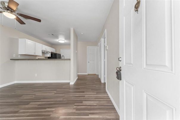 Interior, Kitchen, Wood Texture Flooring