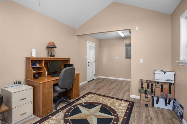 Home Office, Interior, Wood Texture Flooring