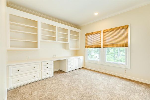 Home Office, Interior, Recessed Lighting