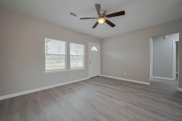 Empty room, Interior, Wood Texture Flooring