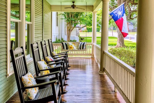 Exterior, Wood Texture Flooring
