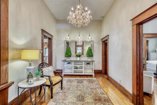 Chandelier, Interior, Wood Texture Flooring