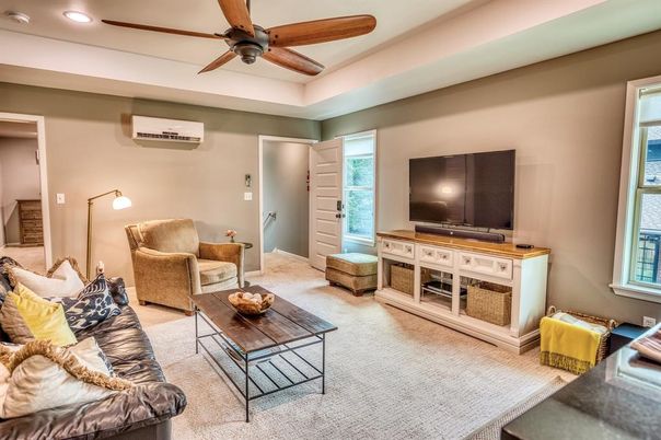 Interior, Living room, Recessed Lighting
