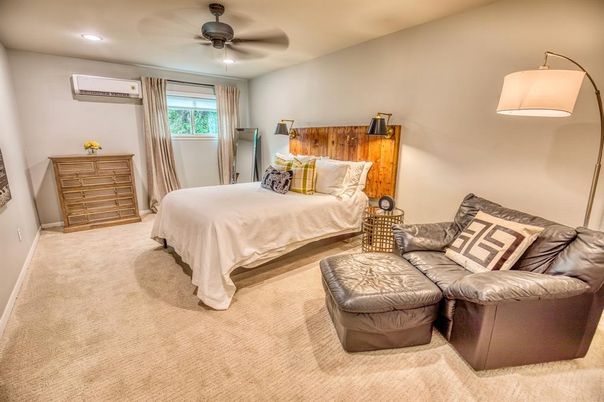 Bedroom, Interior, Recessed Lighting