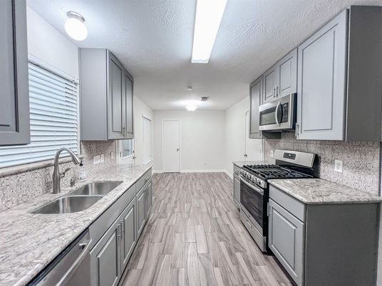 Interior, Kitchen, Wood Texture Flooring