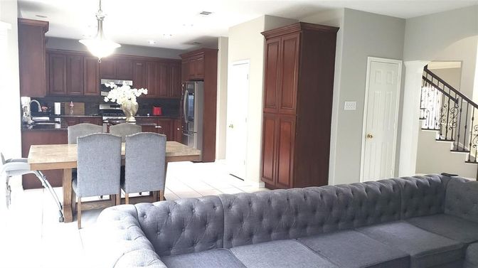 Dining room, Interior, Kitchen, Pendant Lights, Recessed Lighting