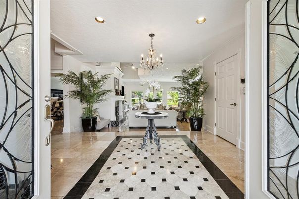 Chandelier, Interior, Recessed Lighting