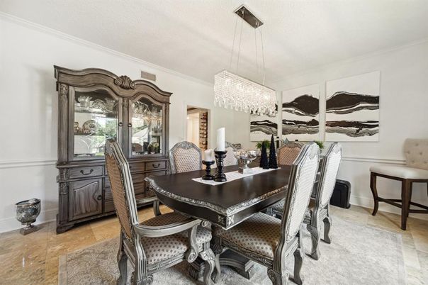 Chandelier, Dining room, Interior