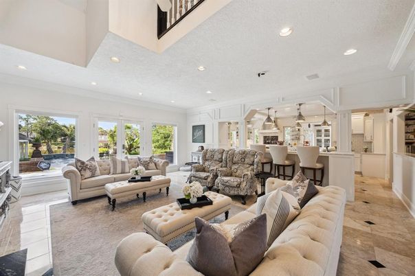 Interior, Living room, Pendant Lights, Recessed Lighting