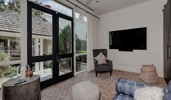 Interior, Stone Walls, Sun Room